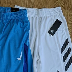 Adidas and Nike boys 10-12 shorts bundle